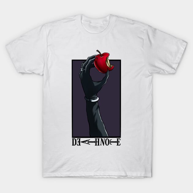 Ryuk Holding Apple T-Shirt by Uzzi Watson